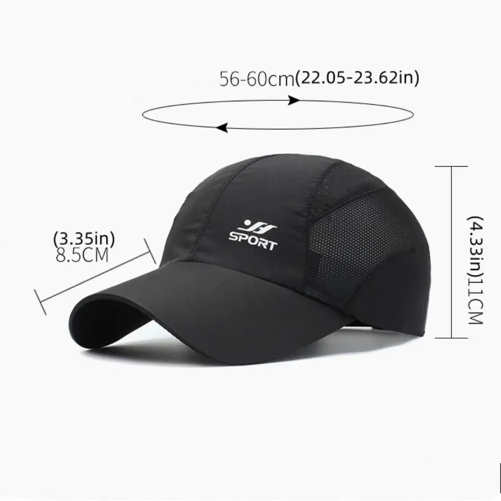 Quick-Dry Sports Cap | Breathable Mesh Running Hat for Men & Women