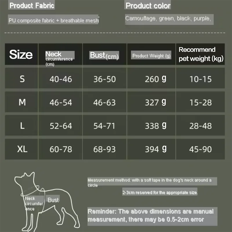 Dog Reflective Gear: Tactical Training, No Pull, Adjustable, Reflective Safety Dog Vest / Rungear