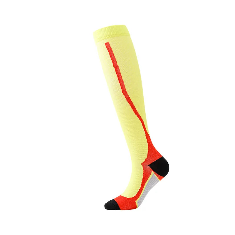 Compression Sock Accessories: Unisex Non-Slip, Knee-High Sports Compression Socks For Fitness / Rungear