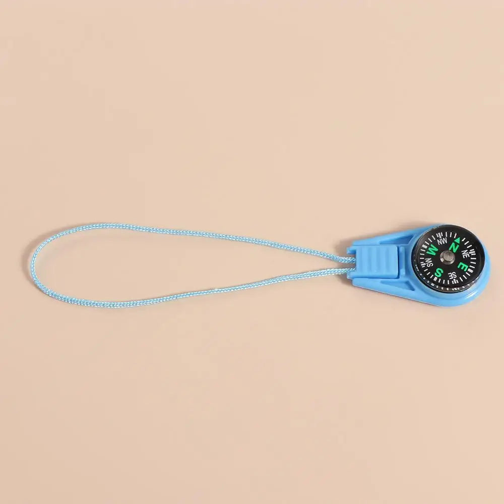Running Trail Accessories: Waterproof, Durable, Mini Multifunctional Pocket Survival Compass For Hiking / Rungear