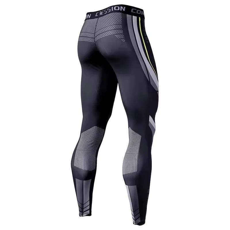 Casual Compression Workout Sports Leggings Pants For Men