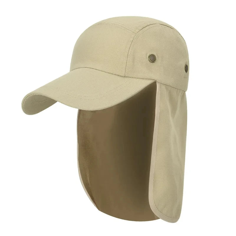 Outdoor Sun Hat Cap With Sun Protection and Neck Flap For Men And Women