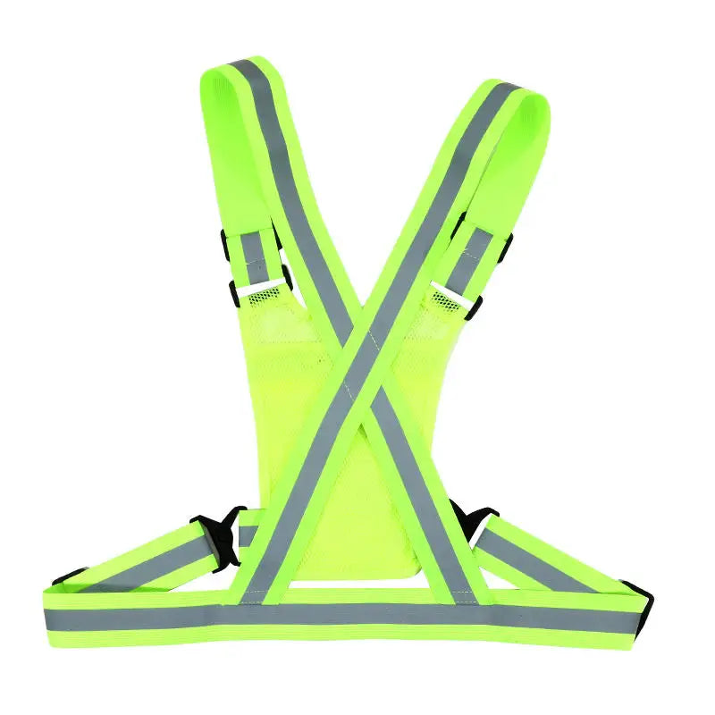 Hi-Vis Reflective Running Vest | Lightweight Breathable Nylon Safety Vest for Running & Cycling | RUNGEAR
