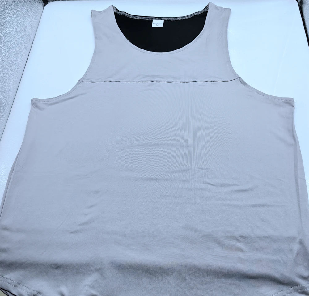 Men's Quick-Dry Apparel: Sleeveless, Breathable Mesh, Quick-Dry Workout Fitness Tank Top Singlet / Rungear