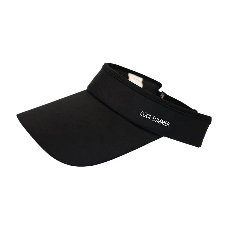Ice Silk Long Brim Cooling Visor – UV Protection, Stretchy Open-Top Hat | Running, Cycling & Golf | Unisex