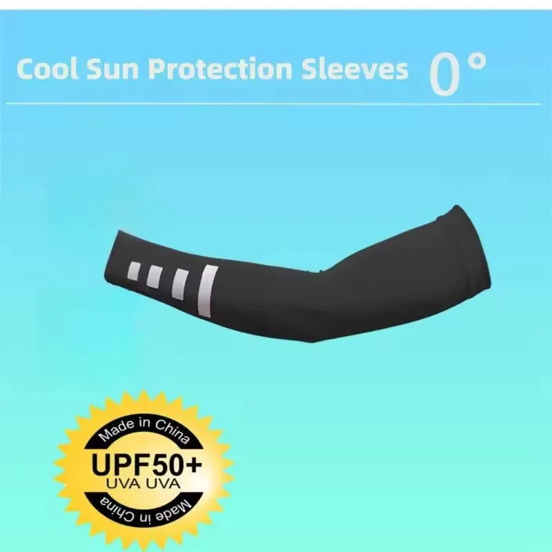 Running Gear Accessories: 1 Pair Ice Silk Arm Sleeves for Summer Quick-Drying Breathable Sun Protection Reflective Night Running Cycling Arm Covers