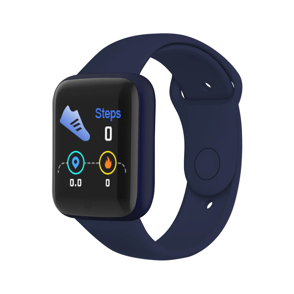 Rungear Tech Accessories: Unisex Bluetooth Smart Watch For Networked Phone, Controls Music, Health Monitor, Clock Y68 / Rungear