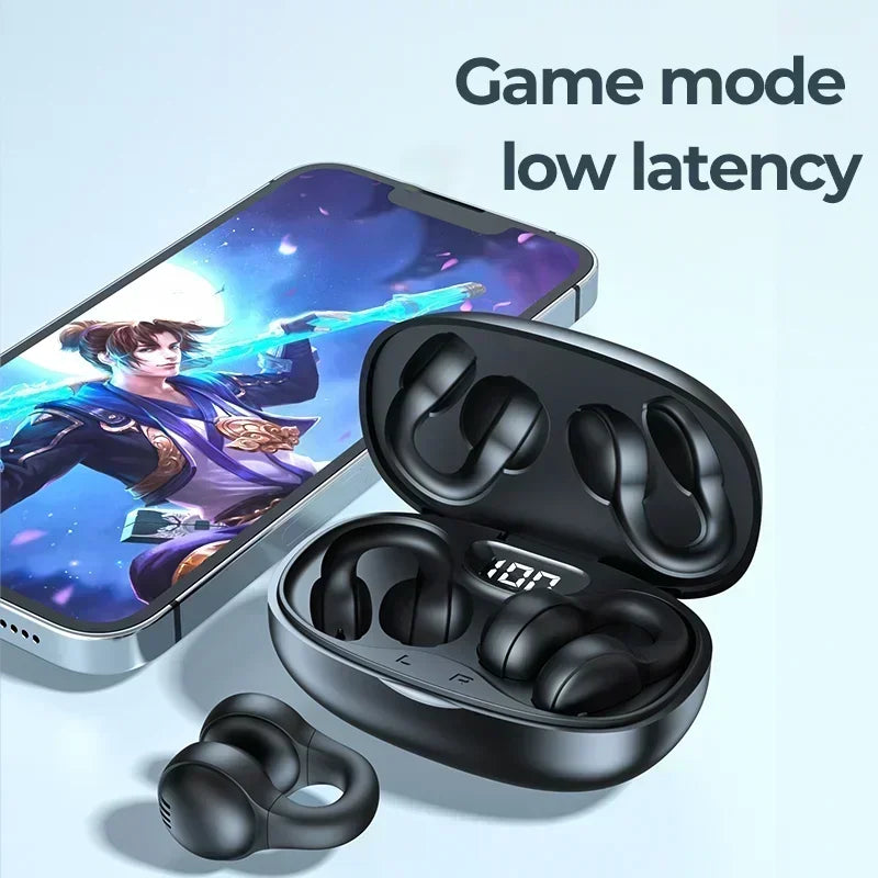 Running Earbuds Accessories: TWS X58 Wireless, Bluetooth, Waterproof, Bone Conduction, Sports Earbuds Ear Hook With Mic / Rungear