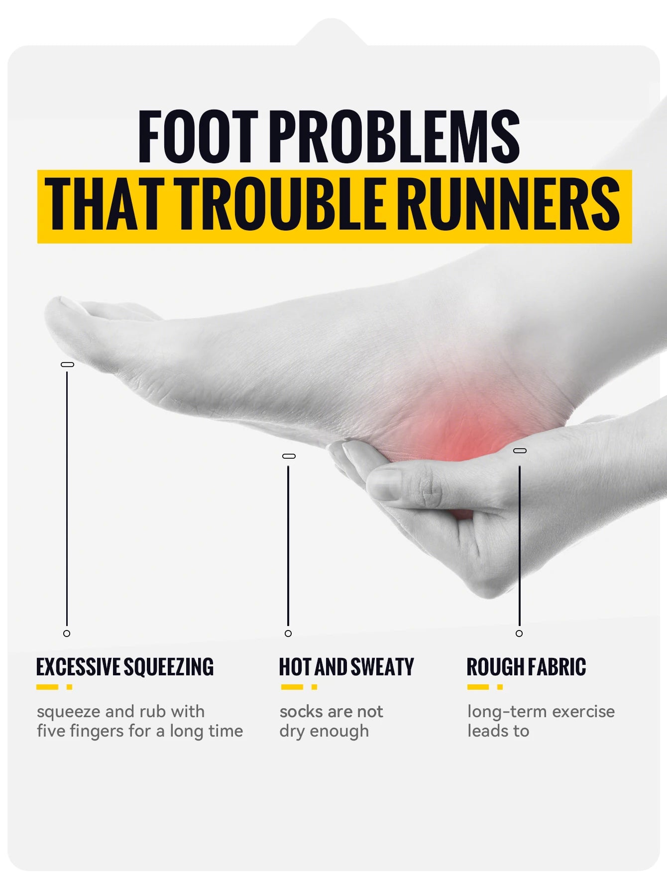 Five Finger Toe Socks | Arch Support Running Socks with Moisture-Wicking Cotton | 1, 2 or 3 Pairs