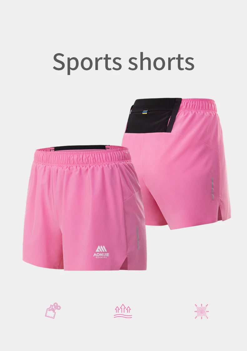 AONIJIE FW6199 Women's Running Shorts with Pockets Lightweight Quick Dry Sports Shorts Gym Workout Athletic Shorts for Women