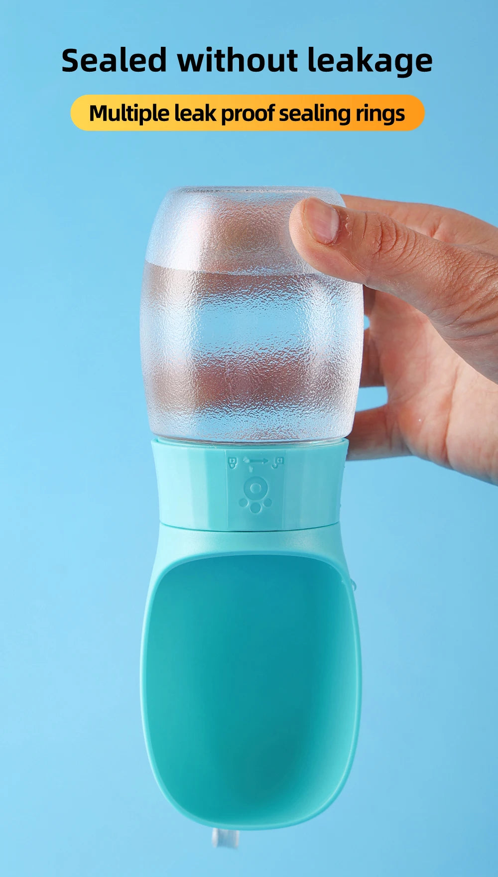 Portable Outdoors High Capacity Pet Water Dispenser Drink Bowl Bottle for Small To Medium Sized Dogs Pets Water Cup Supplies