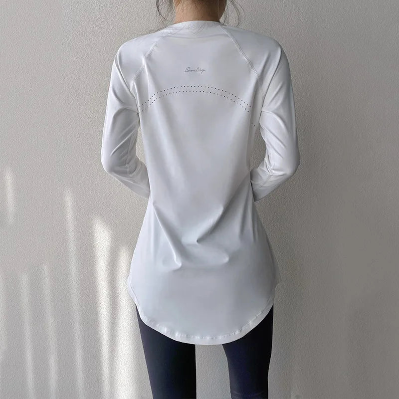 Women's Running Apparel: Long Sleeved, Fitness, Workout Top / Rungear