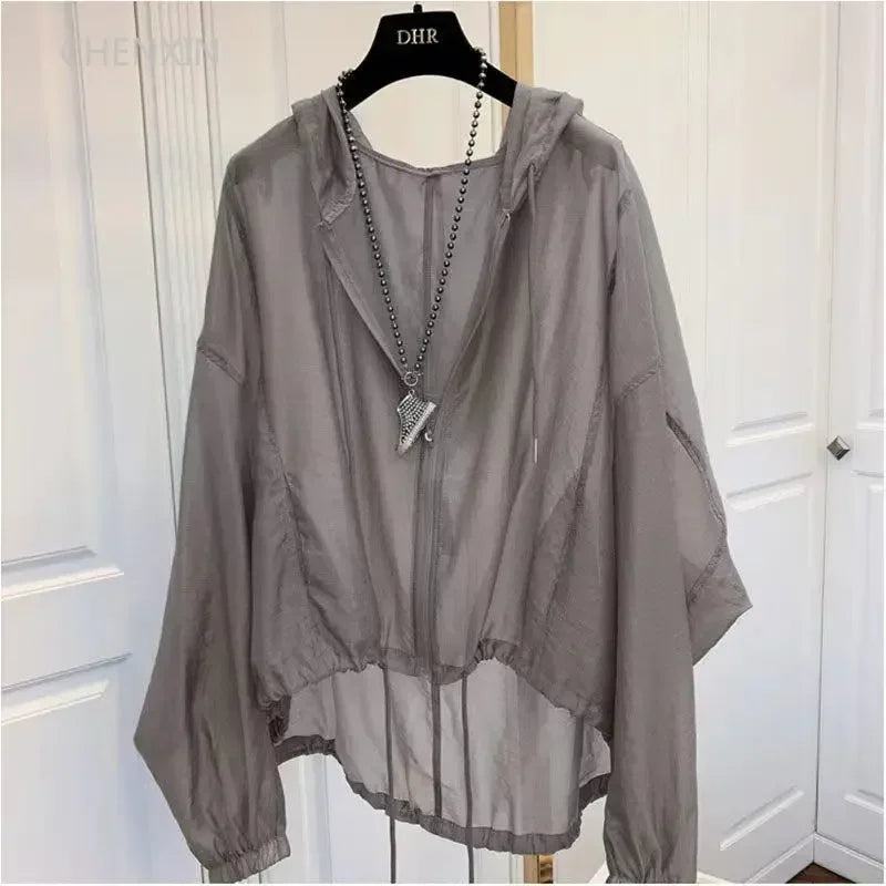 Women's Running Apparel: Hooded, Sun-Proof, Breathable, Lightweight Jackets / Rungear
