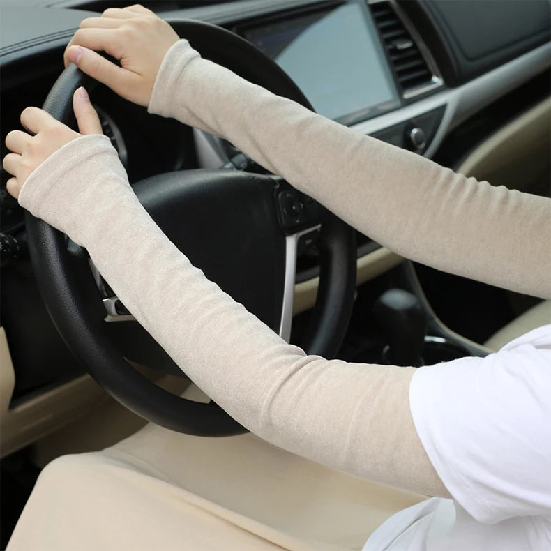 Winter Running Accessories: Unisex, Fingerless Thickened Elbow Guard Winter Arm Sleeves / Rungear