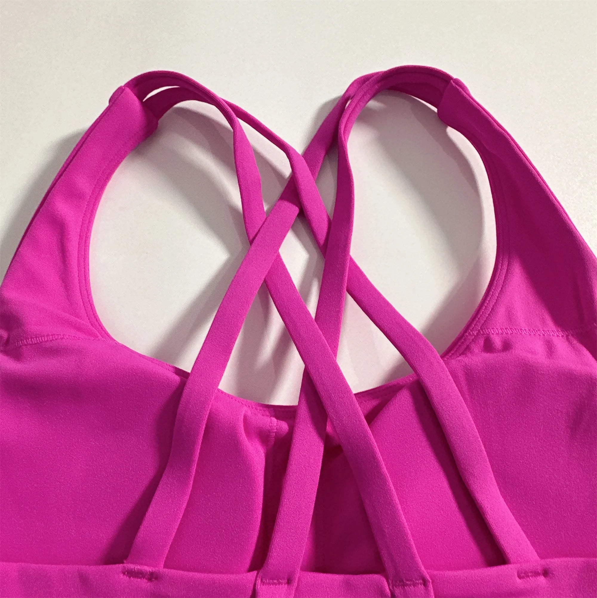 Women's Bra Apparel: Solid Color, High Strength Shockproof, Soft Cross Back, High Strength Shockproof, Fitness Sports Bra / Rungear