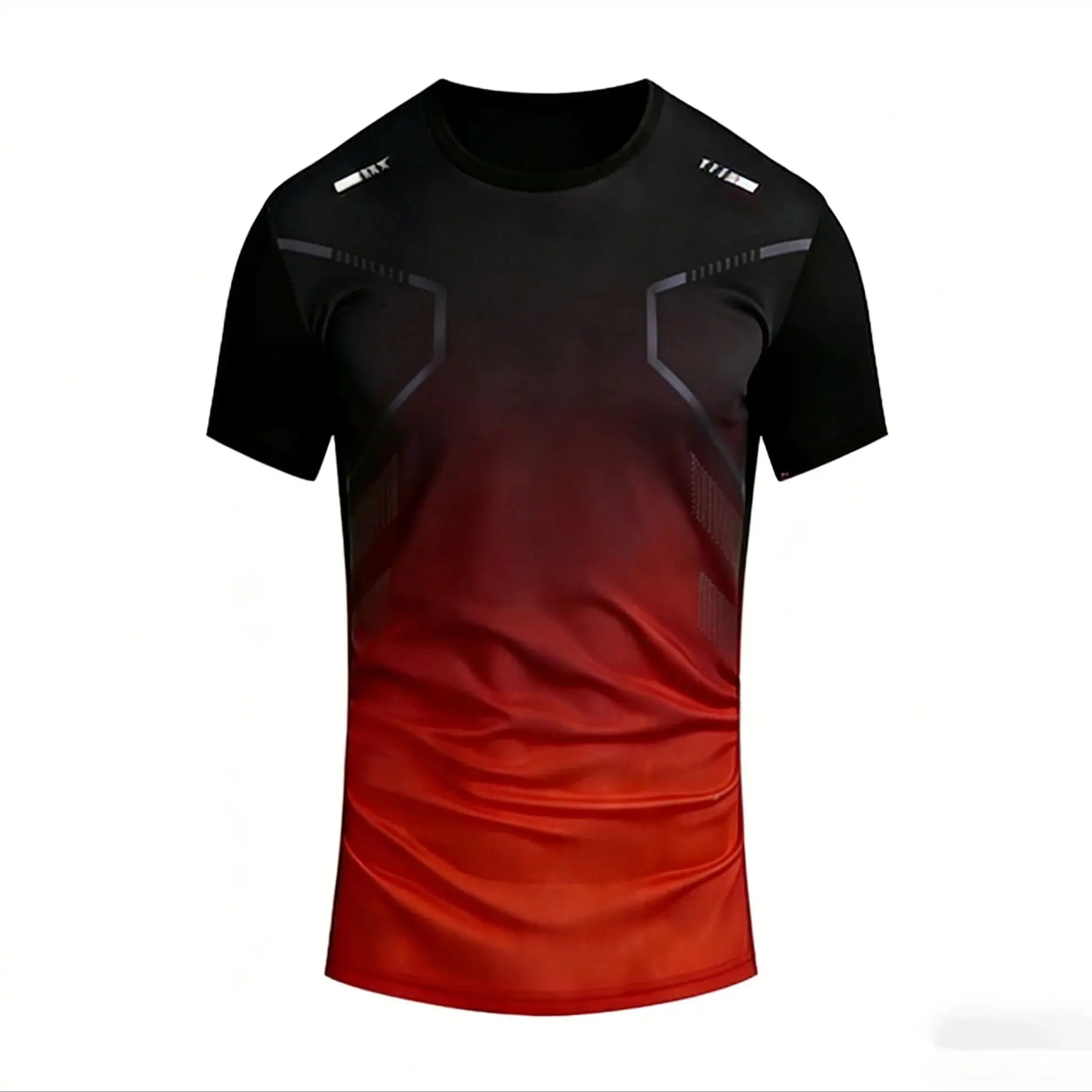 Men's Quick Dry Apparel: Short Sleeve, Moisture Wicking Round Neck Workout T-Shirt / Rungear