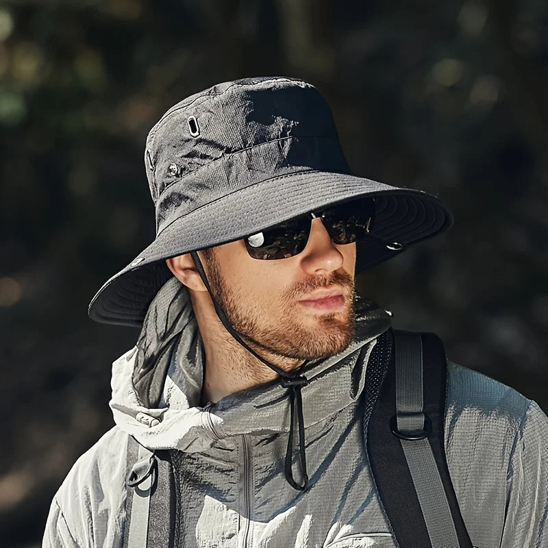 Hiking Hat Accessories: Adjustable, Versatile, Waterproof Outdoor UV Protection Hat / Rungear