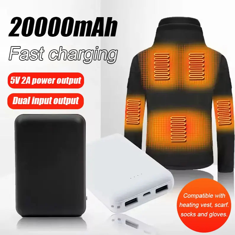 Tech Gear Accessories: 20000mAh Portable, USB Fast Charging, Mini Power Bank Charger / Rungear