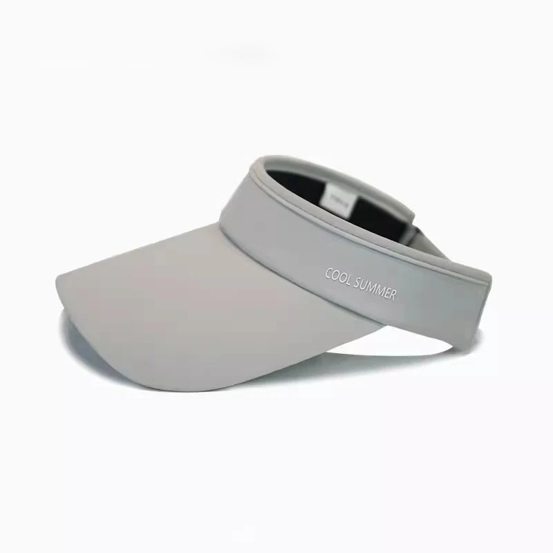 Ice Silk Long Brim Cooling Visor – UV Protection, Stretchy Open-Top Hat | Running, Cycling & Golf | Unisex