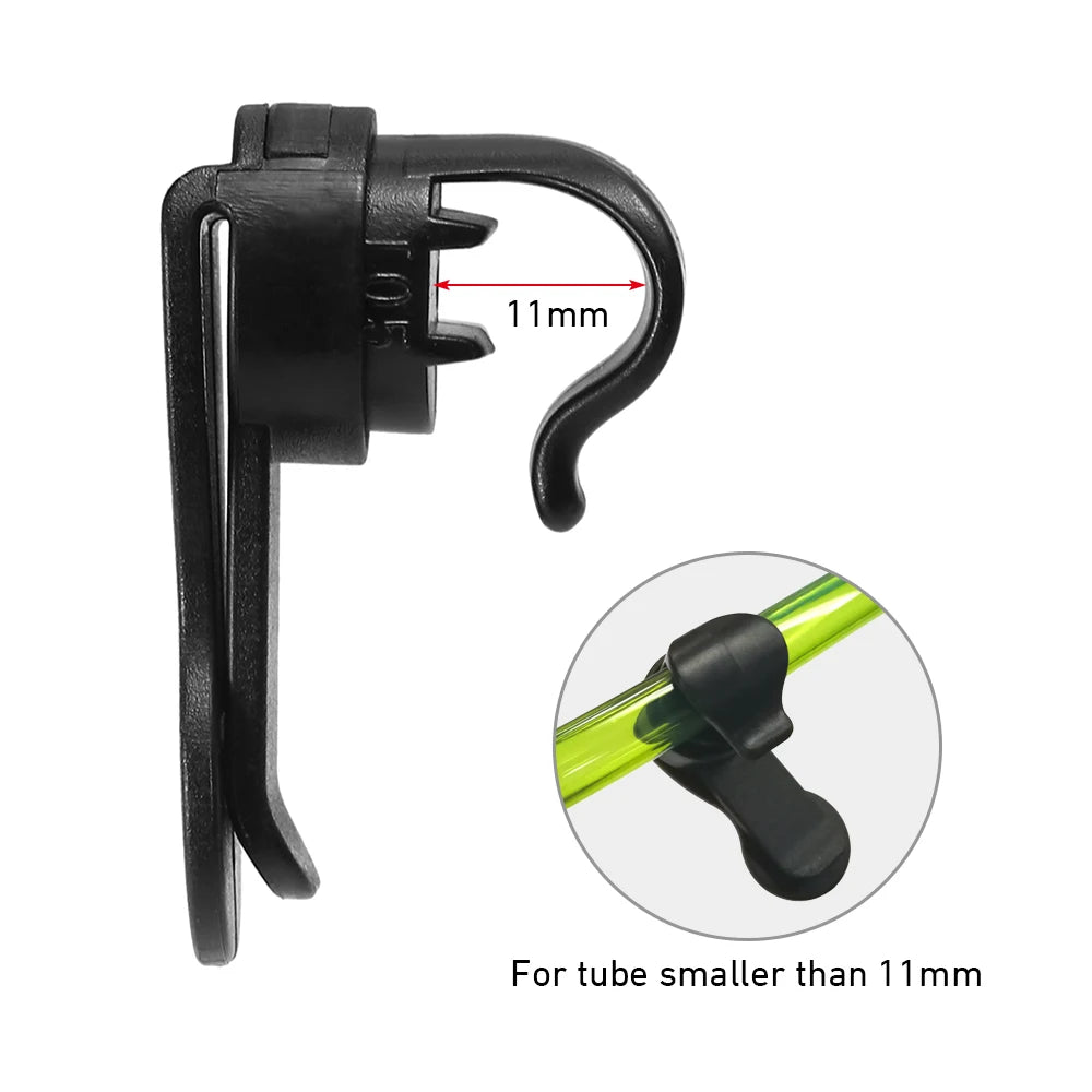 Magnetic Hydration Tube Clip – Universal Removable Hose Holder for Running Packs