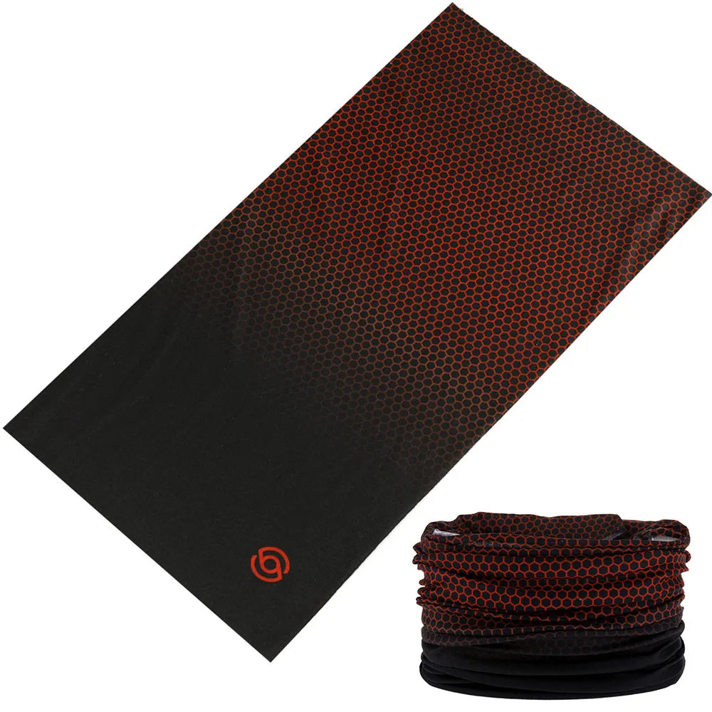 Versatile Seamless Buff for Men & Women – Gradient Bandana, Mask, Running Headband, Face Shield