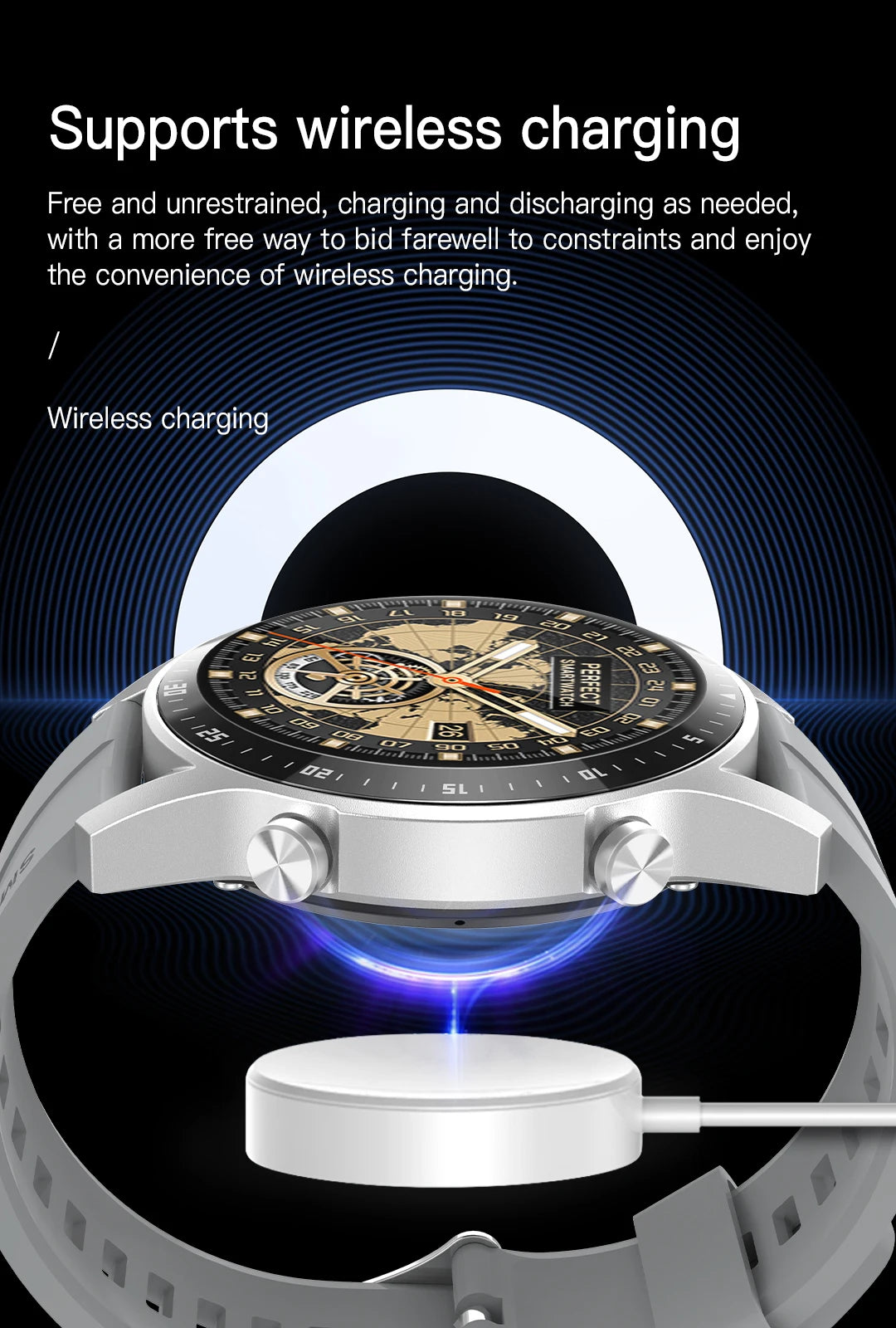 Men's Sport Smart Watch — Fitness Tracker with Heart Rate, Blood Pressure & Calorie Monitor