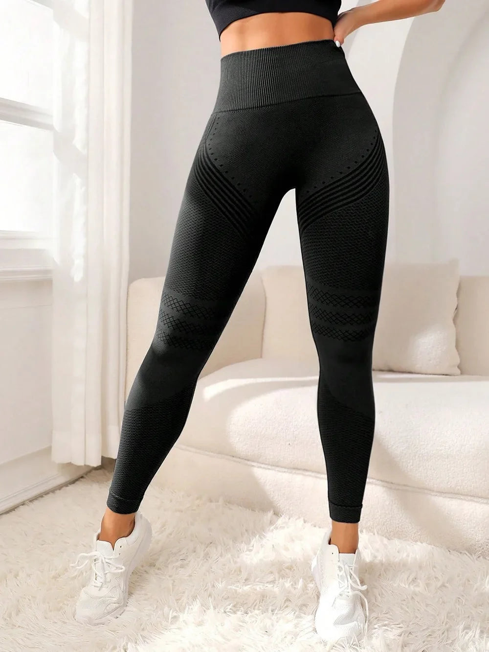 Women's Seemless Slimming High Waisted Compression Fitness Sport Legging Pants