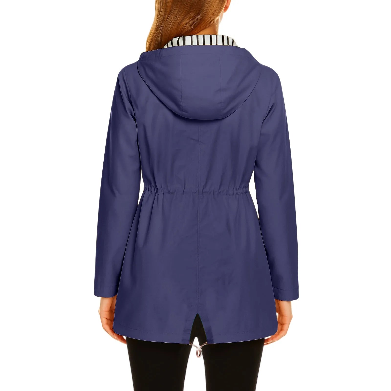Women's Lightweight Jackets: Long, Waterproof, Outdoor Rain Coat Jacket / Rungear