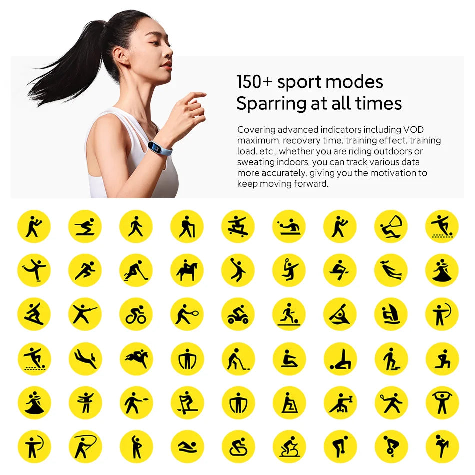 Global Version Xiaomi Smart Band 9 – 1.62" AMOLED, 21-Day Battery, Heart Rate & SpO₂ Tracker