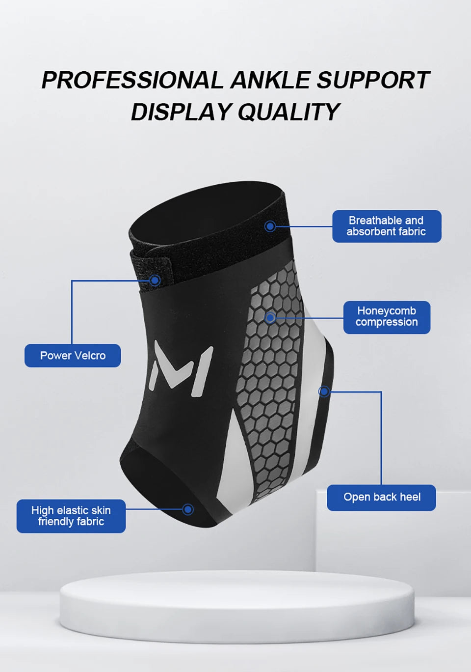 Sports Ankle Support Brace | Anti-Sprain Protection for Running & Basketball | Unisex