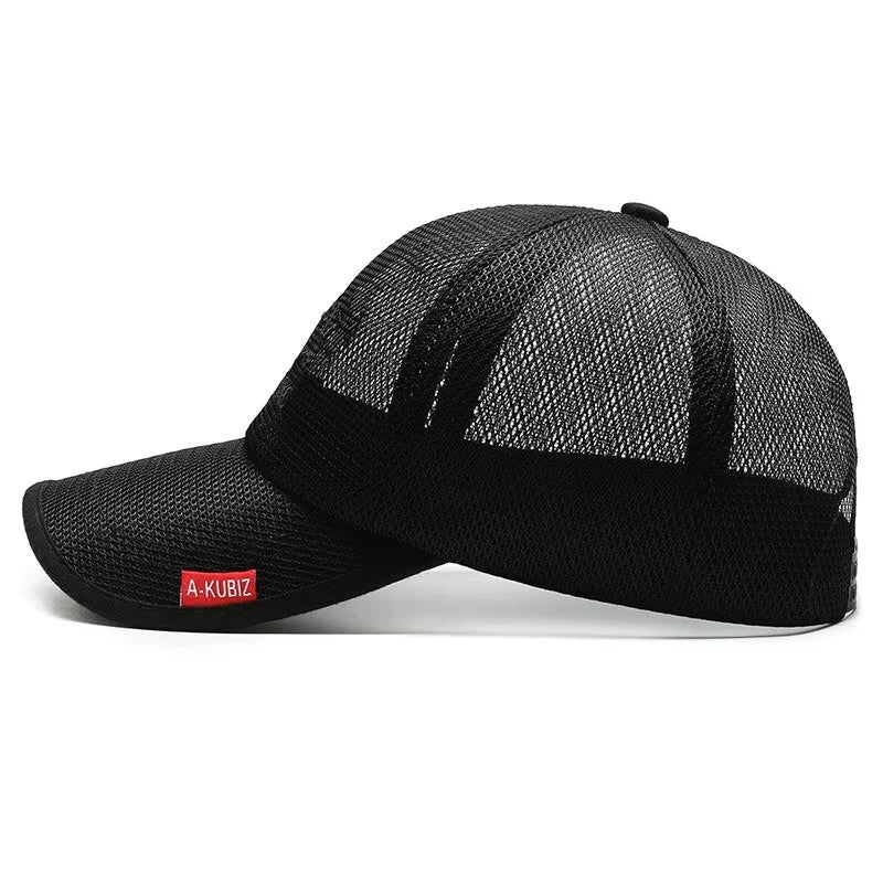 Summer Hat Gear: Unisex, Mesh, UV Protection, Breathable, Baseball Visor Cap for Outdoor Sports / Rungear