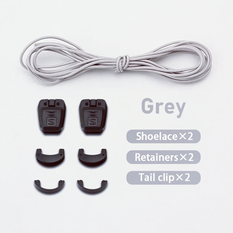 Round No-Tie Elastic Shoelaces | Adjustable Fit | 10 Colours | Running & Sport
