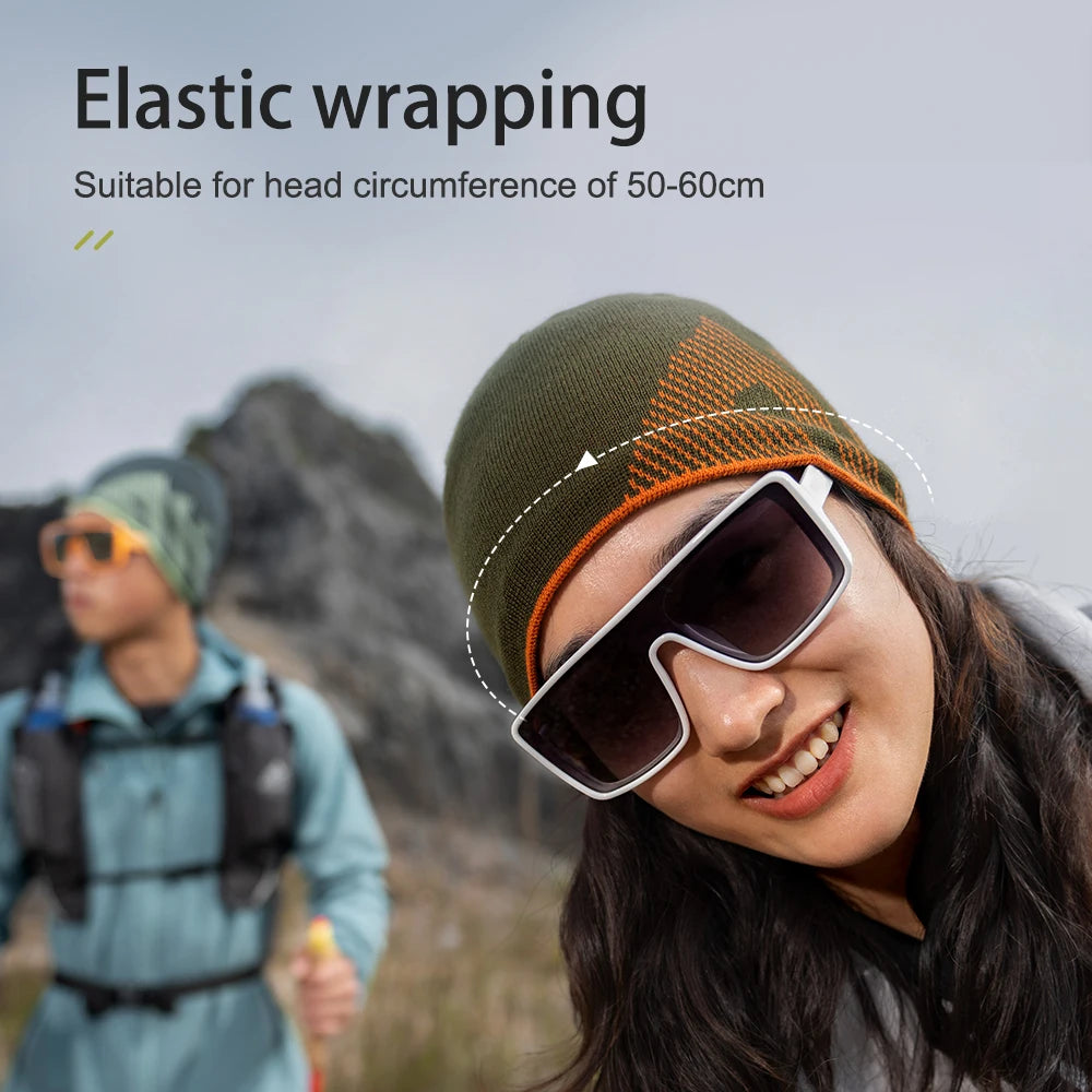 AONIJIE Unisex Winter Wool Beanie – Soft, Warm Knitted Hat for Running, Cycling & Outdoor Sports