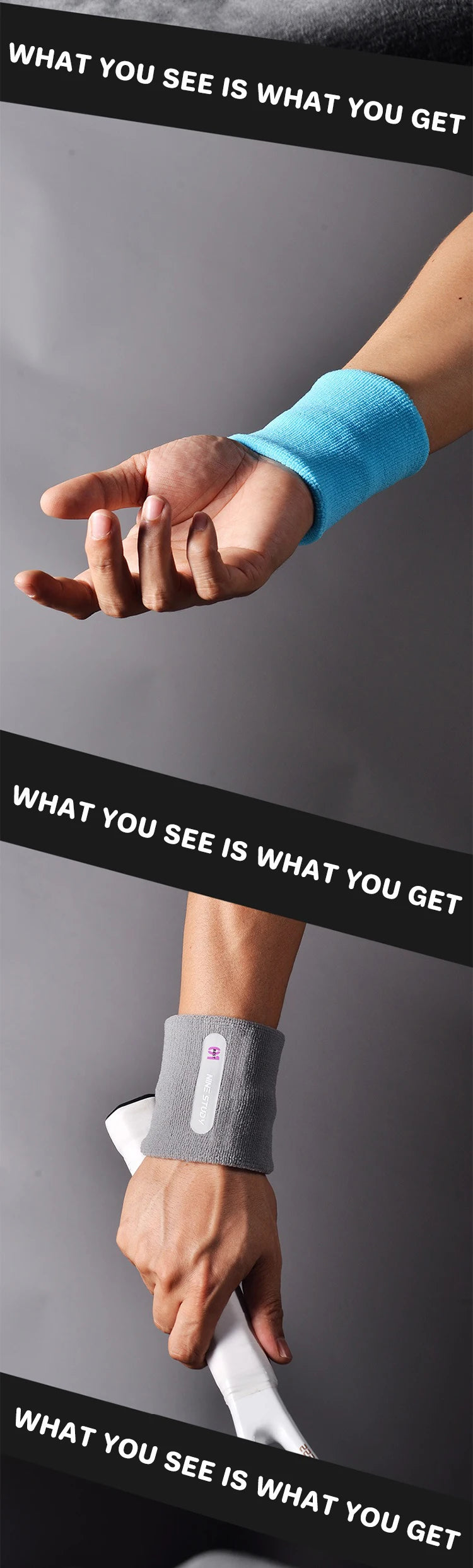 Run Gear Accessories: 1PC Breathable, Cotton, Sweat Absorption Wristband Wrist Guards For Sports Fitness / Rungear