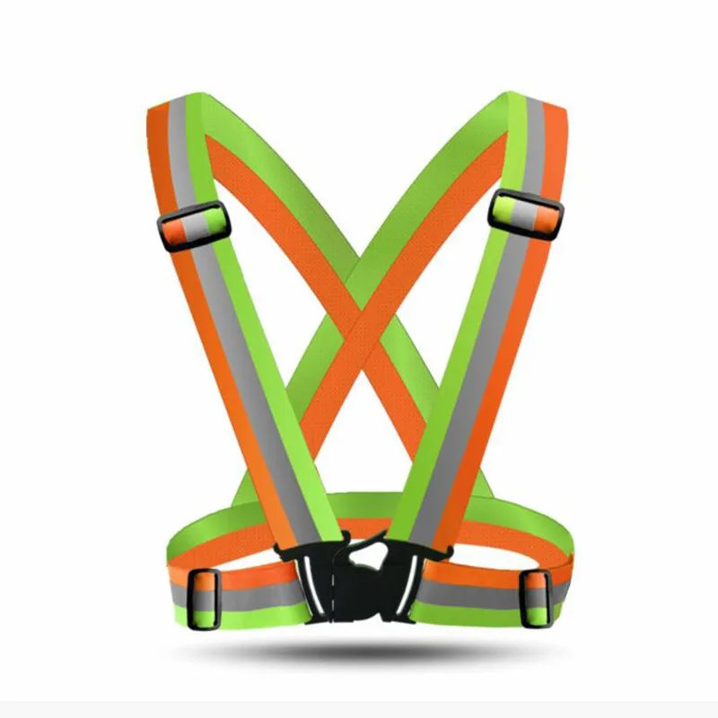 Hi-Vis Reflective Running Vest | Lightweight Breathable Nylon Safety Vest for Running & Cycling | RUNGEAR