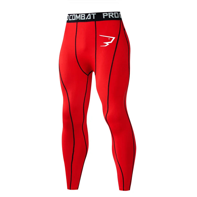 Men's Compression Running Tights | Quick-Dry Sports Leggings for Training & Gym