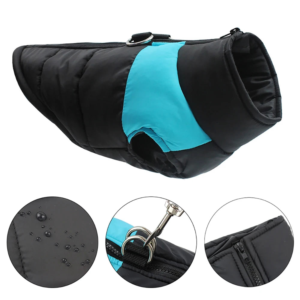 Winter Dog Accessories: Warm, Waterproof Dog Jacket for Small, Medium, Large Dogs / Rungear