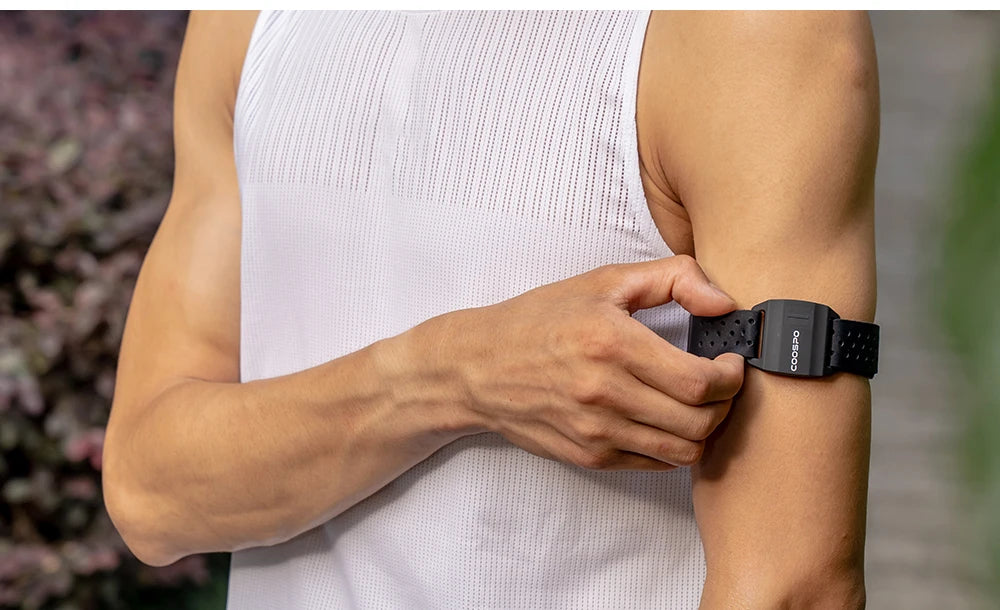 COOSPO HW9 Optical Heart Rate Monitor Armband | Bluetooth 4.0 & ANT+ Fitness Sensor for Garmin & Wahoo | RUNGEAR