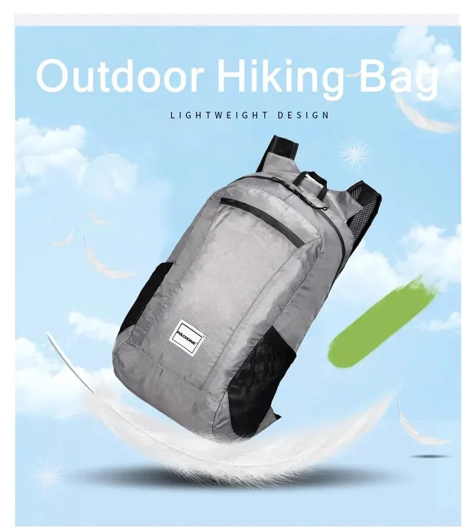 20L Ultralight Foldable Hiking Daypack | Waterproof Packable Backpack with Rain Cover