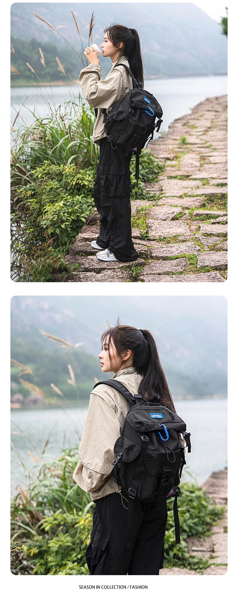 Large Capacity Outdoor Hiking Backpack | Multi-Pocket | Travel, Trail & Adventure