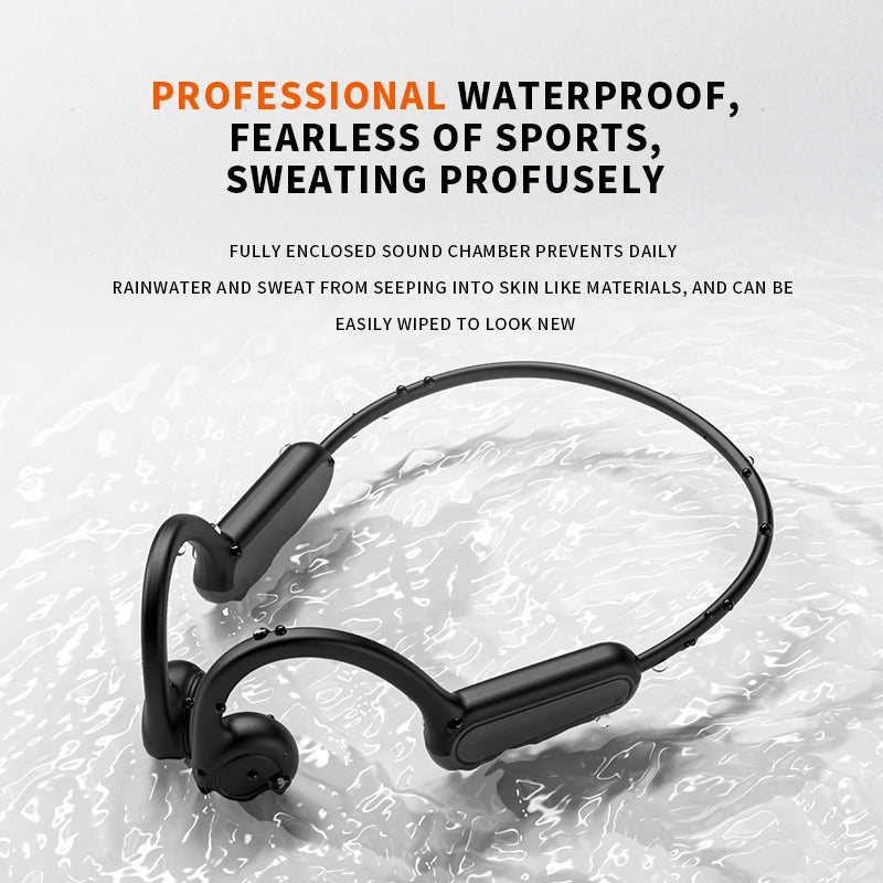 XIAOMI Mijia Real Bone Conduction Sport Headphone – Wireless Bluetooth Headset with Mic for Running