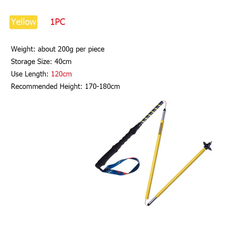 AONIJIE E4202 Lightweight Folding Trekking Pole – Aluminium Alloy Quick Lock Trail Running Stick