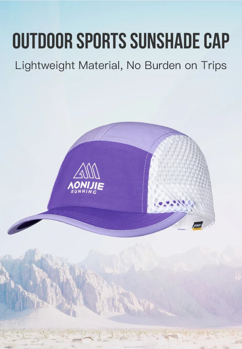 AONIJIE E4635 Running Cap – Breathable Sun Protection Visor Hat | Trail, Jogging & Outdoor Sports | Unisex