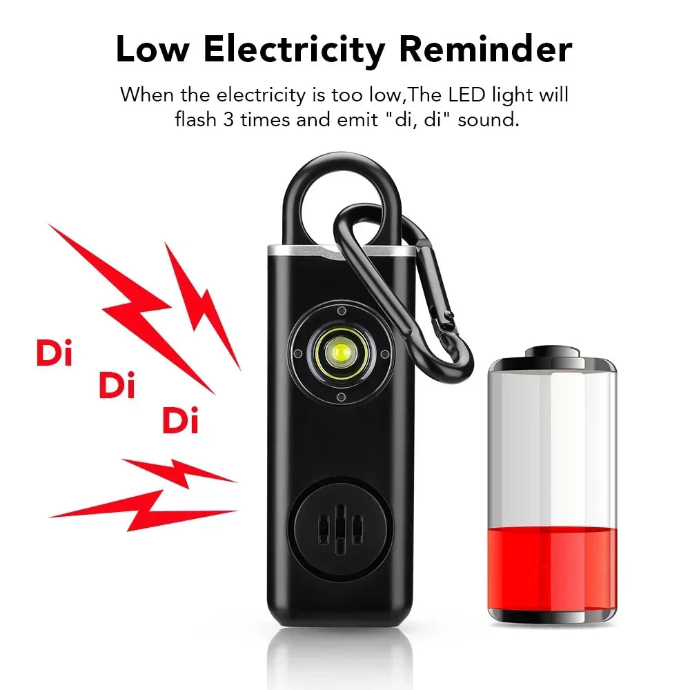 RUNGEAR 130dB Personal Safety Alarm | CE-Certified Emergency Keychain for Women & Children