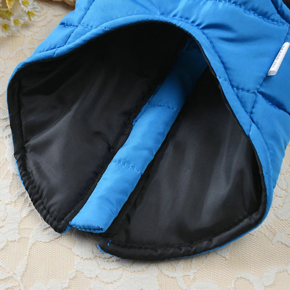 Winter Dog Jacket with Zipper | Warm Polyester Vest Coat for Small & Medium Dogs | RUNGEAR