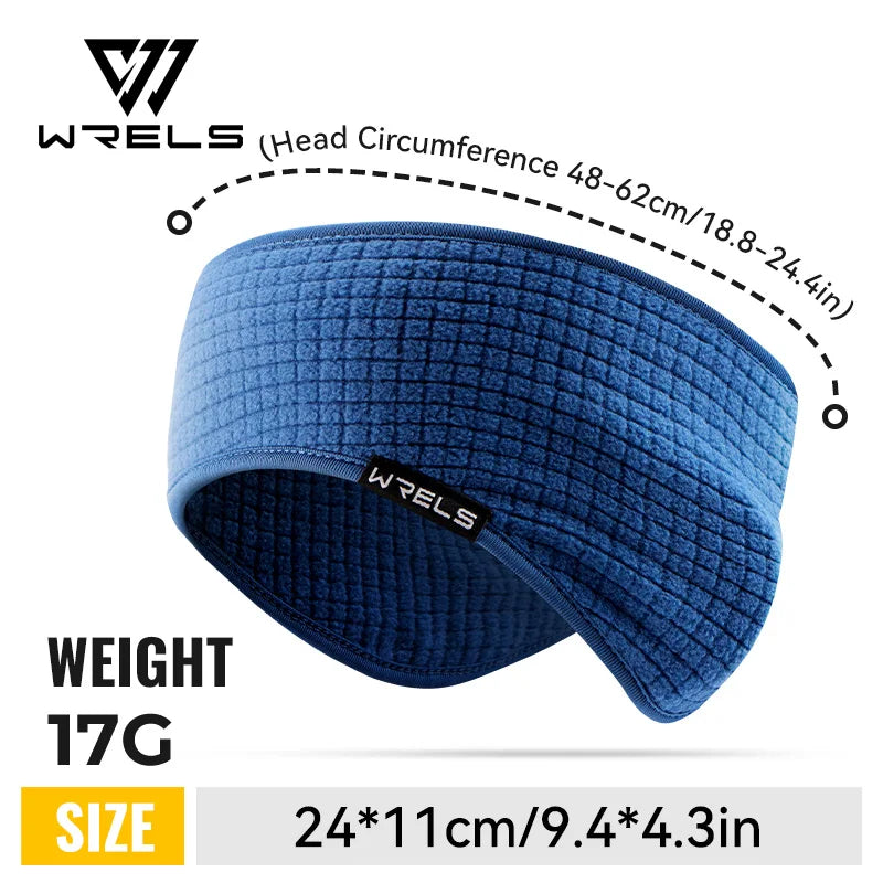 WRELS Fleece Thermal Ear Warmer Headband | Running, Cycling & Hiking