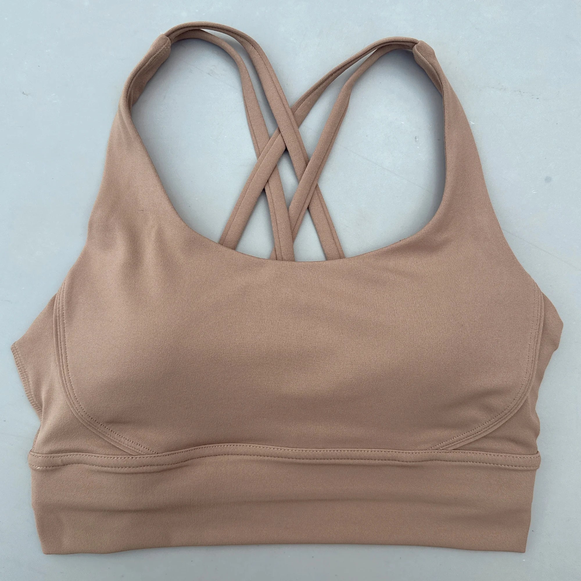 Women's Bra Apparel: Solid Color, High Strength Shockproof, Soft Cross Back, High Strength Shockproof, Fitness Sports Bra / Rungear