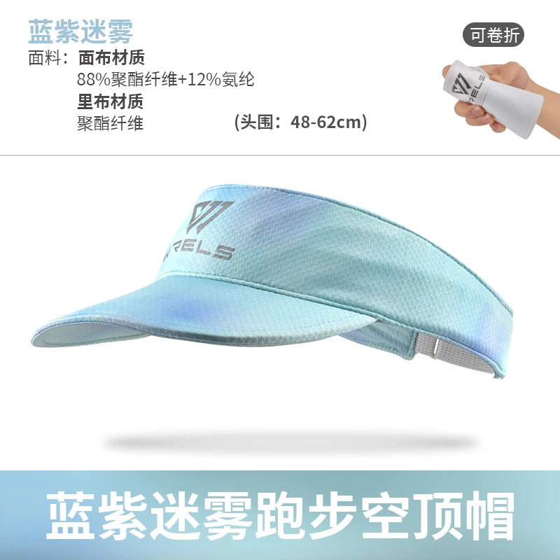 WRLES Cooling Stretchy Visor Hat – UV Protection, Open-Top Sports Sun Visor | Running, Tennis & Golf | Unisex