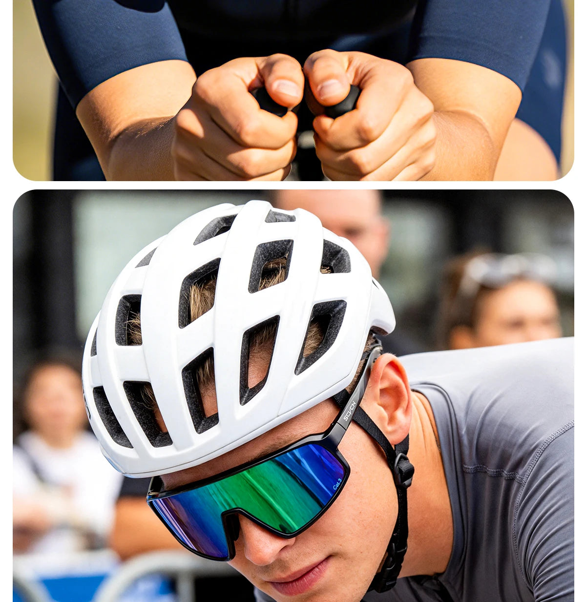 Running Sunglasses Gear: SCVCN New Large-Frame Outdoors Sports Running Sunglasses UV400 / Rungear