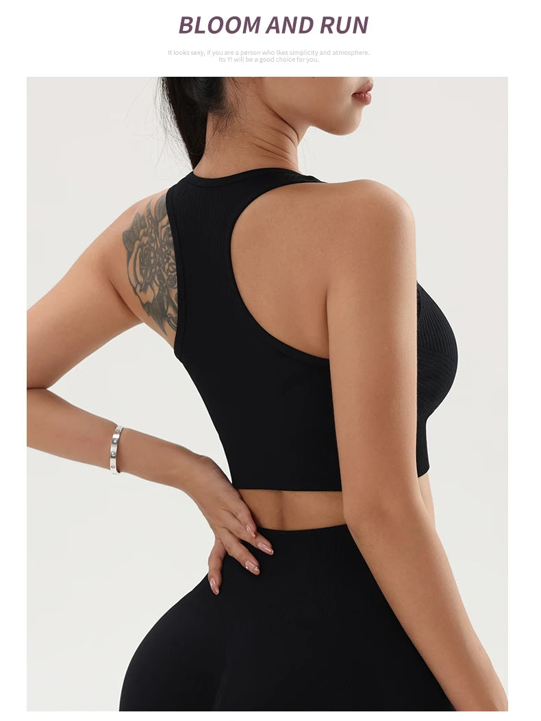 Women's Bra Apparel: Solid Color, Sweat Absorbent, Quick Dry, Fitness Sports Bras NAQIYAYABEI